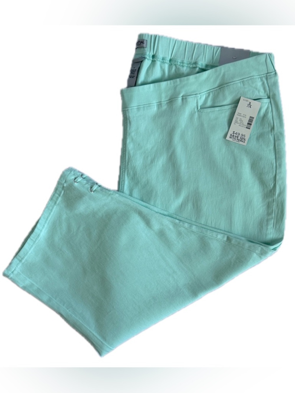 NWT~Catherines Essential Capri Pants~Size 3X~Retail Value $50